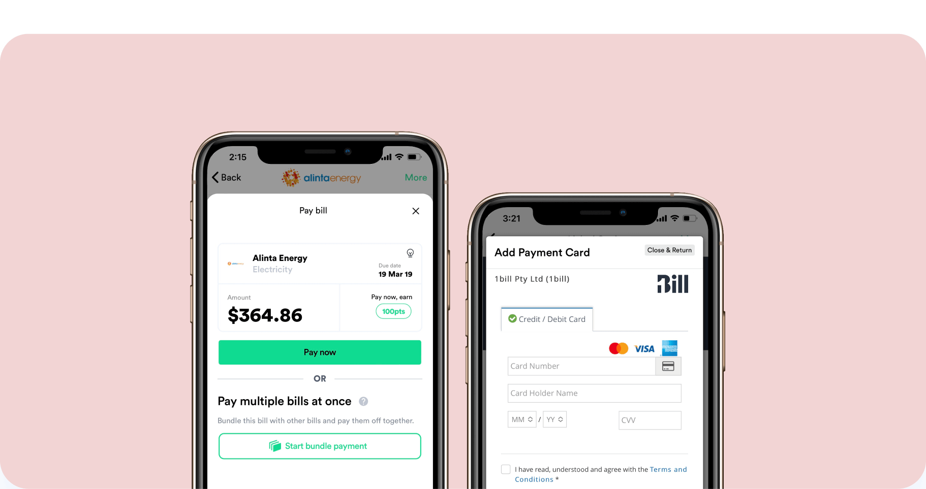 Automatic bill payment app