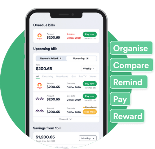 App that helps you organise your bills