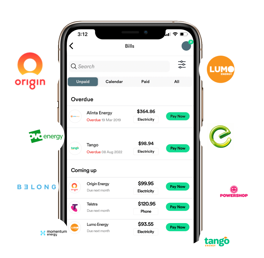 app that organizes bills